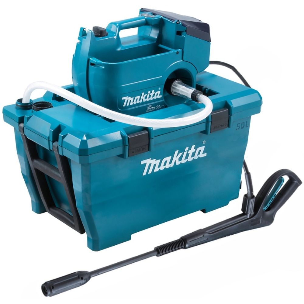 Аккумуляторная мойка высокого давления Makita DHW080ZK, 2x18 В, 80 бар, 378 л/ч, без АКБ и ЗУ