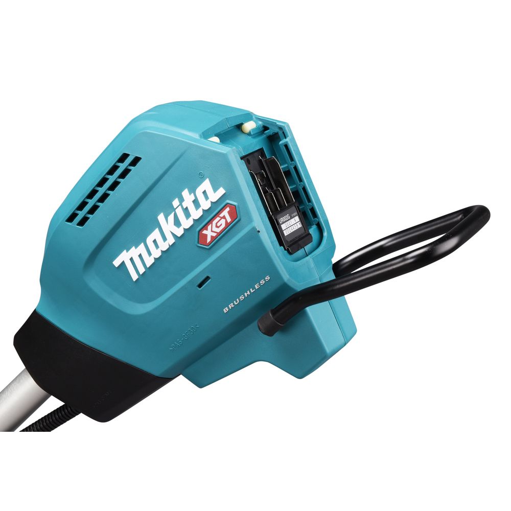 Набор Makita: аккумуляторный триммер UR002GZ05, 40 В, 6500 об/мин + аккумулятор BL4040, 40 В, 4 Ач + быстрое зарядное устройство DC40RA, PT958