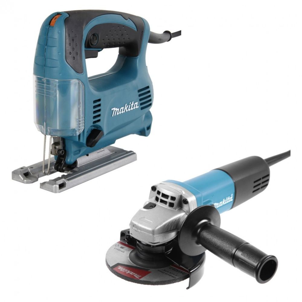 Набор инструмента Makita: лобзик 4329 + УШМ 9558HN, DK0116