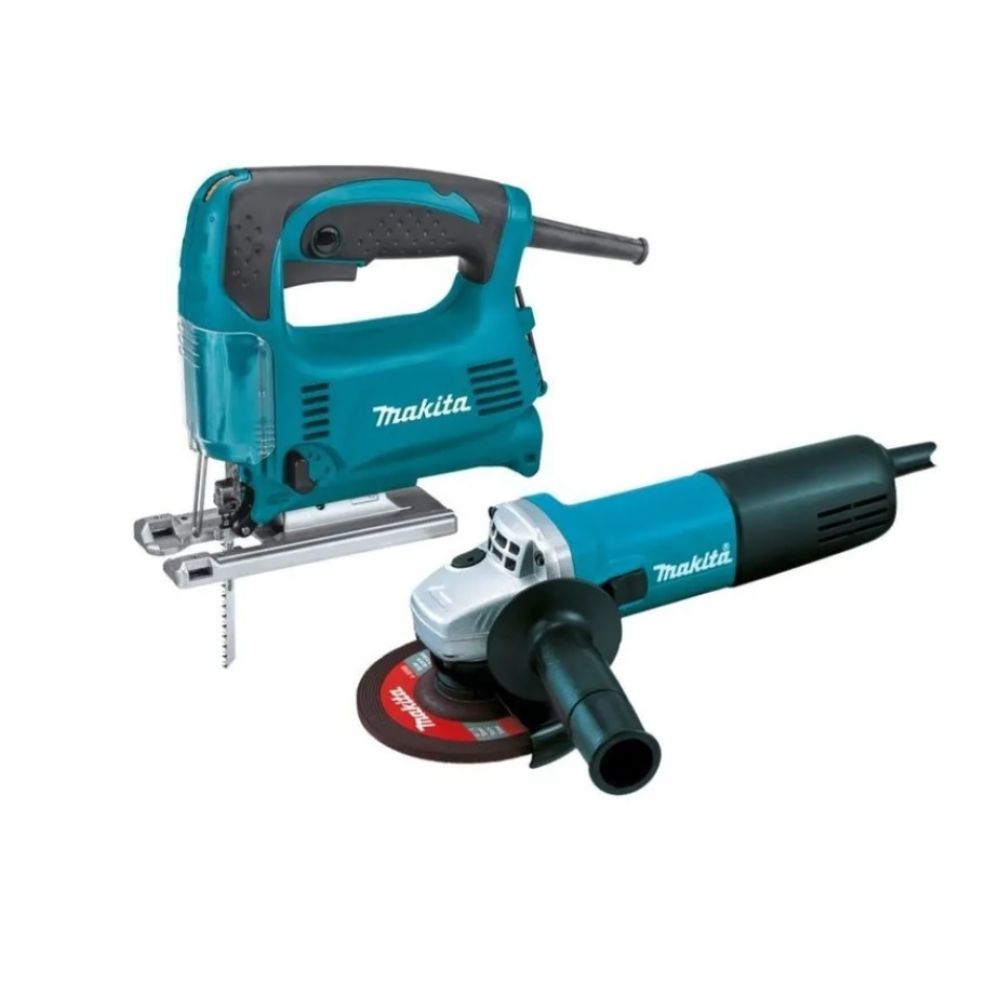 Набор инструмента Makita: лобзик 4329 + УШМ 9558HN, DK0116