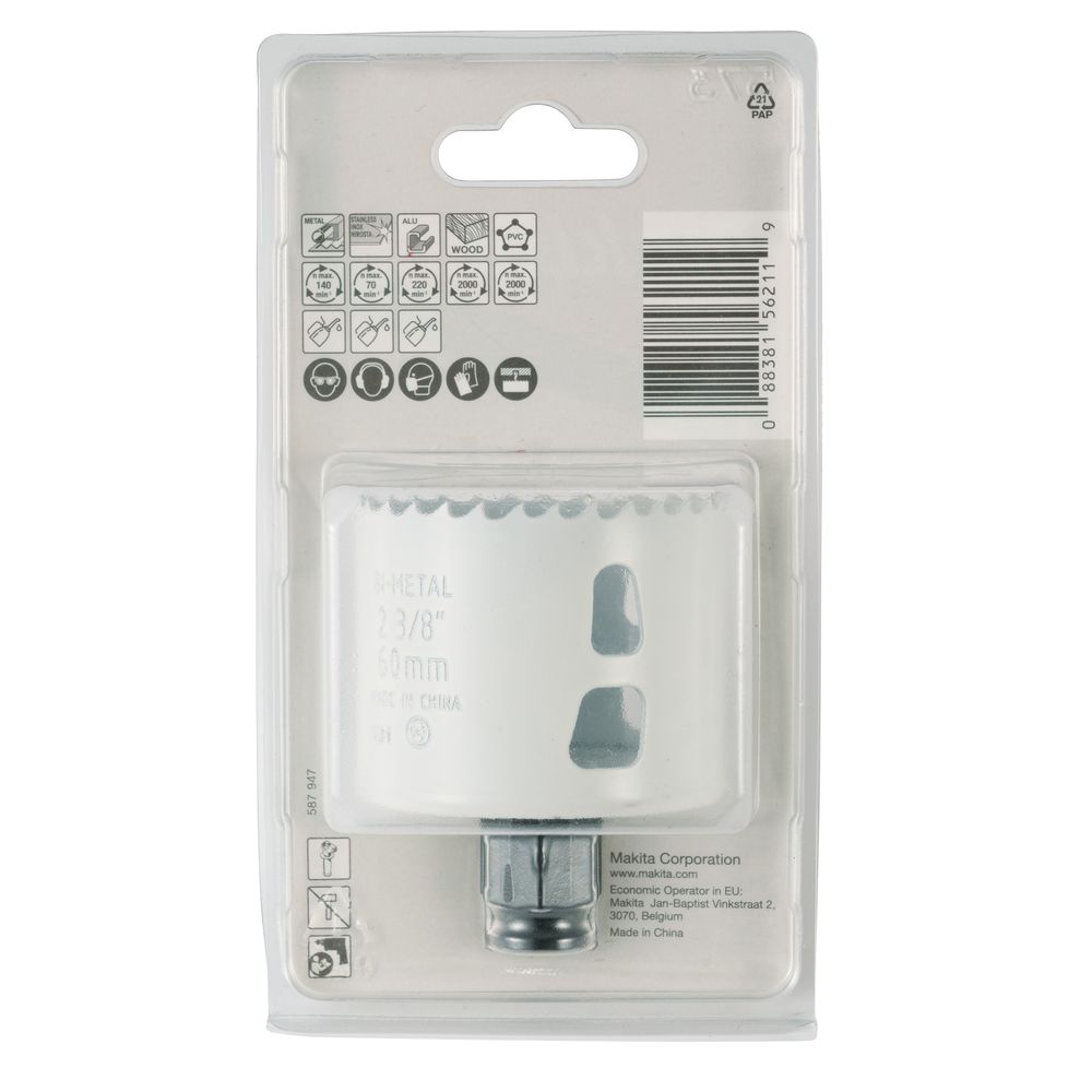 Коронка Makita BI-M Ezychange, 60x44 мм (E-03872)
