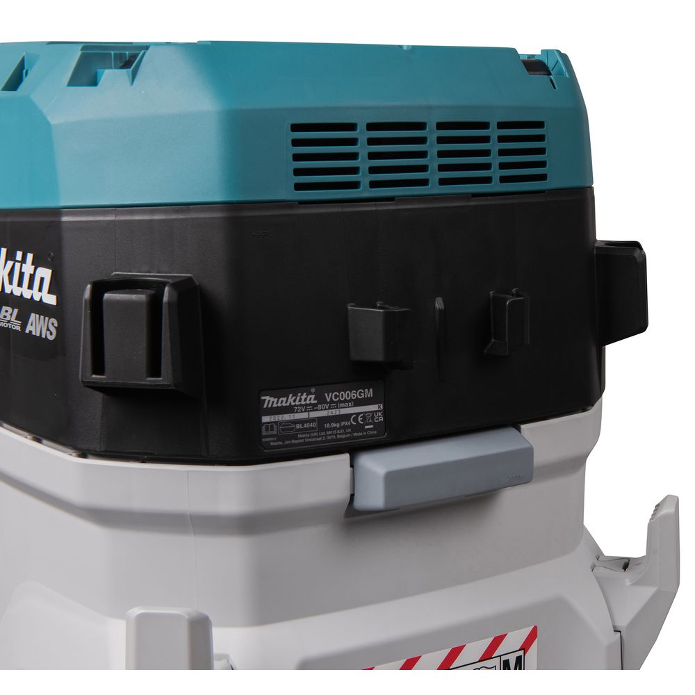 Аккумуляторный строительный пылесос Makita VC006GM, 40 В, 40 л, с 2 АКБ 4 Ач и 2 ЗУ (PT1430)