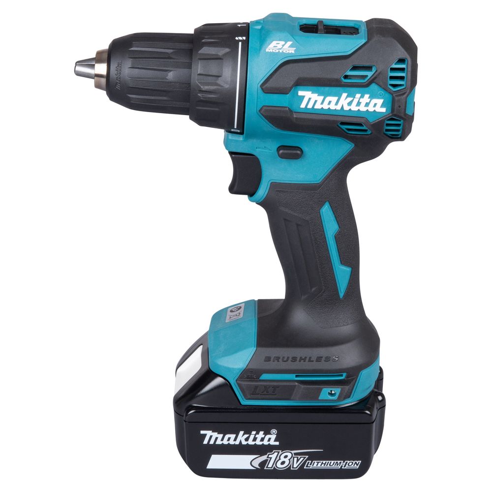 Аккумуляторная дрель-шуруповерт Makita DDF490WV, 18 В, 1900 об/мин, с АКБ 2 Ач и ЗУ, в кейсе