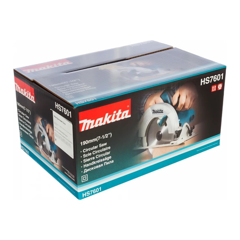 Дисковая пила Makita HS7601, 1200 Вт, 190 мм, 5200 об/мин