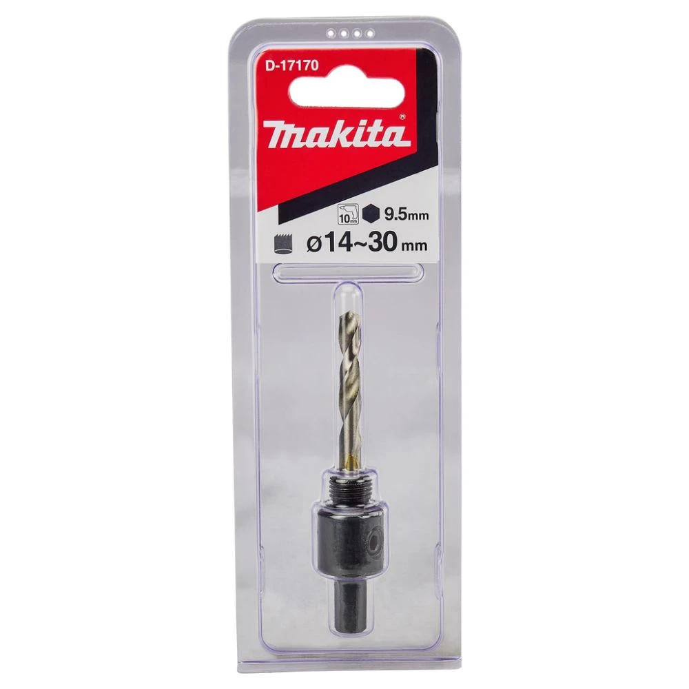 Адаптер к коронке биметаллической Makita 14-29 мм, хвостовик 10 мм, D-17170