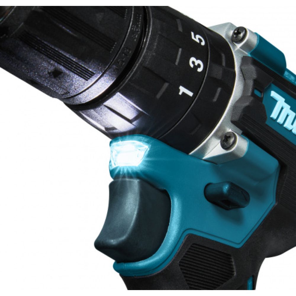 Аккумуляторная ударная дрель-шуруповерт Makita DHP487Z, 1700 об/мин, 22500 уд/мин, без АКБ и ЗУ