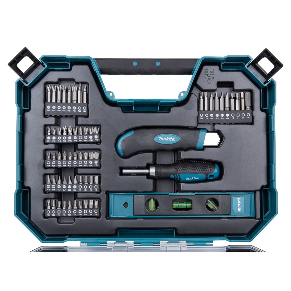 Комплект из 3 наборов ручного инструмента и оснастки Makita MACCESS E-22604, 3х104 шт., в кейсe, (E-22604-3)