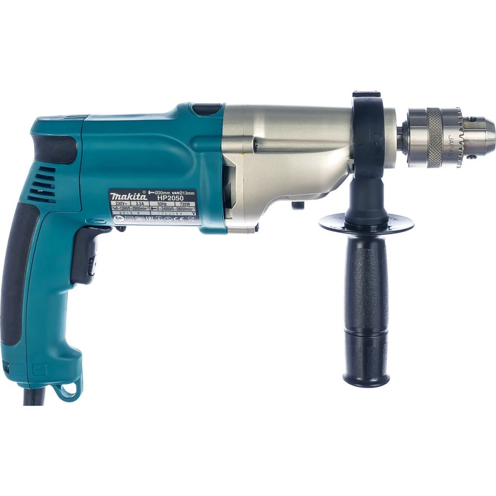 Ударная дрель Makita HP2050, 720 Вт, 2900 об/мин