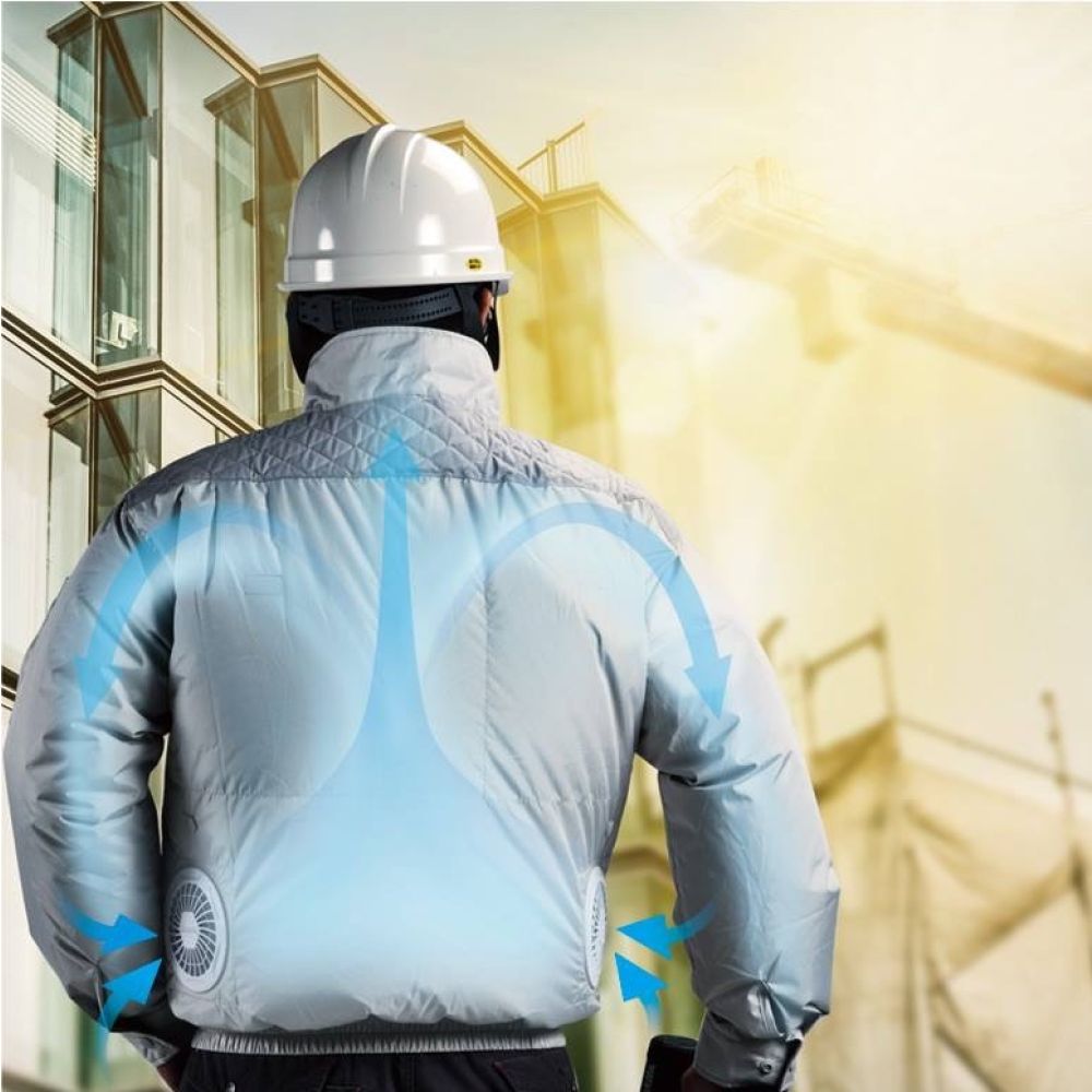 Аккумуляторная куртка Makita с охлаждением LXT, 14.4В/18В, L, без АКБ и ЗУ,  DFJ206ZL