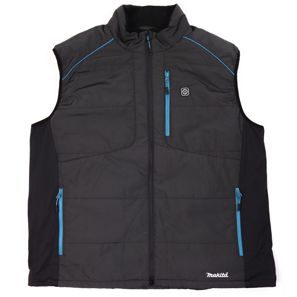 Аккумуляторный жилет Makita с подогревом, 10.8В/12В, L, без АКБ и ЗУ, CV102DZL