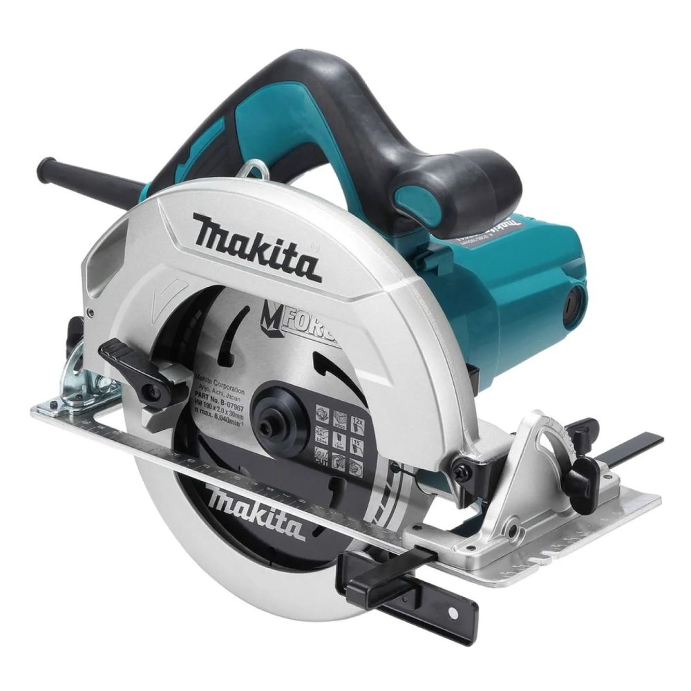 Пила циркулярная Makita HS7611K, 1600 Вт, 190 мм, 5500 об/мин, в кейсе