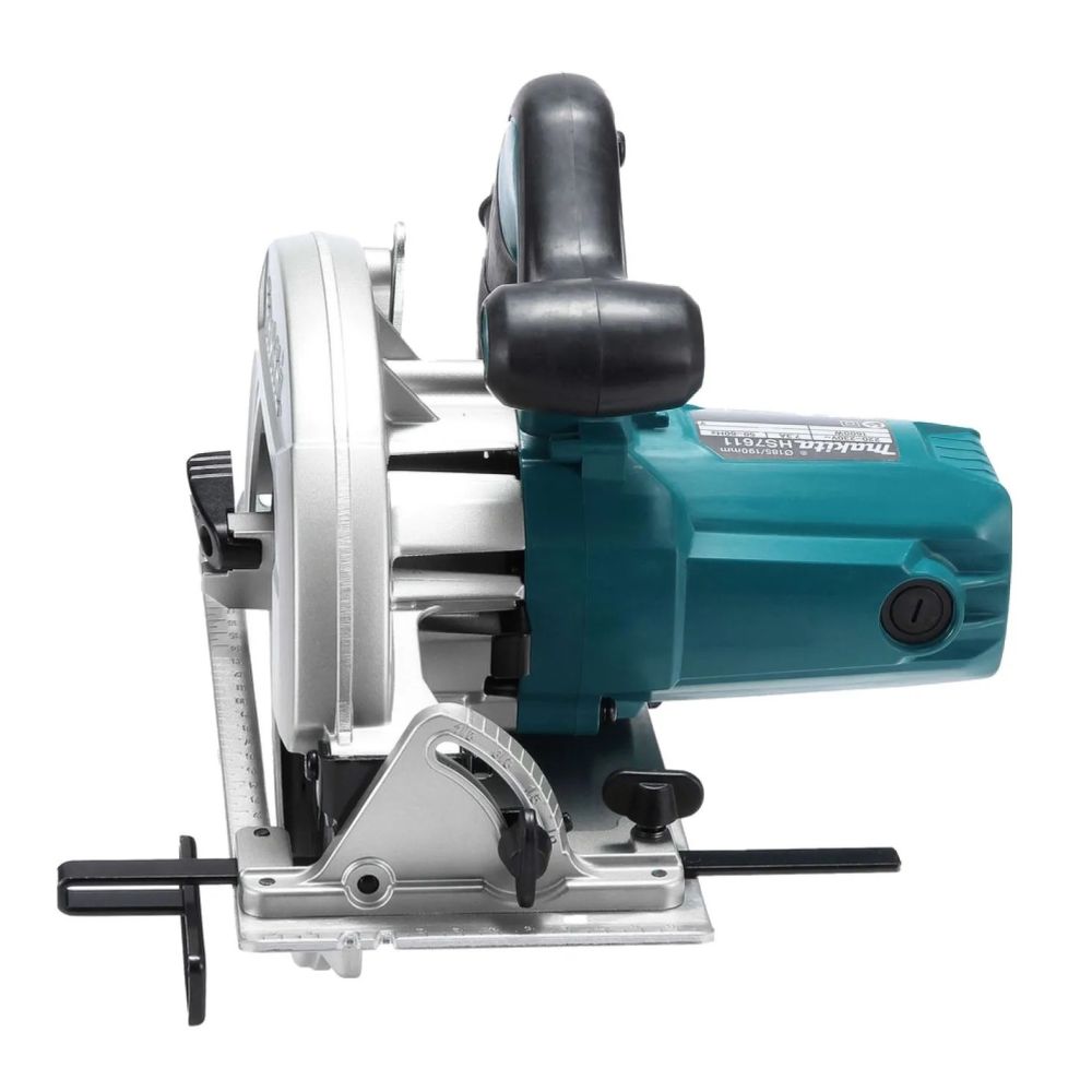 Пила циркулярная Makita HS7611K, 1600 Вт, 190 мм, 5500 об/мин, в кейсе