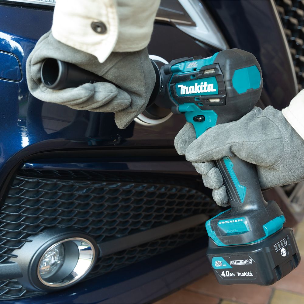 Аккумуляторная полировально-шлифовальная машина Makita PV301DSAE, 12 В, 75 мм, 9500 об/мин, с 2 АКБ 2 Ач и ЗУ, в сумке