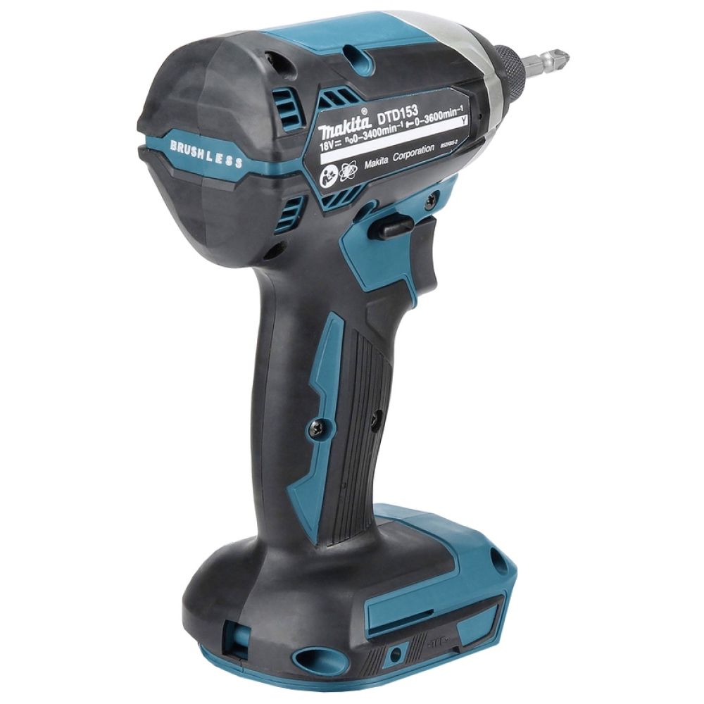 Аккумуляторный шуруповерт Makita DTD153RFE, 18 В, 170 Нм, 3600 уд/мин, с 2 АКБ 3 Ач и ЗУ, в кейсе