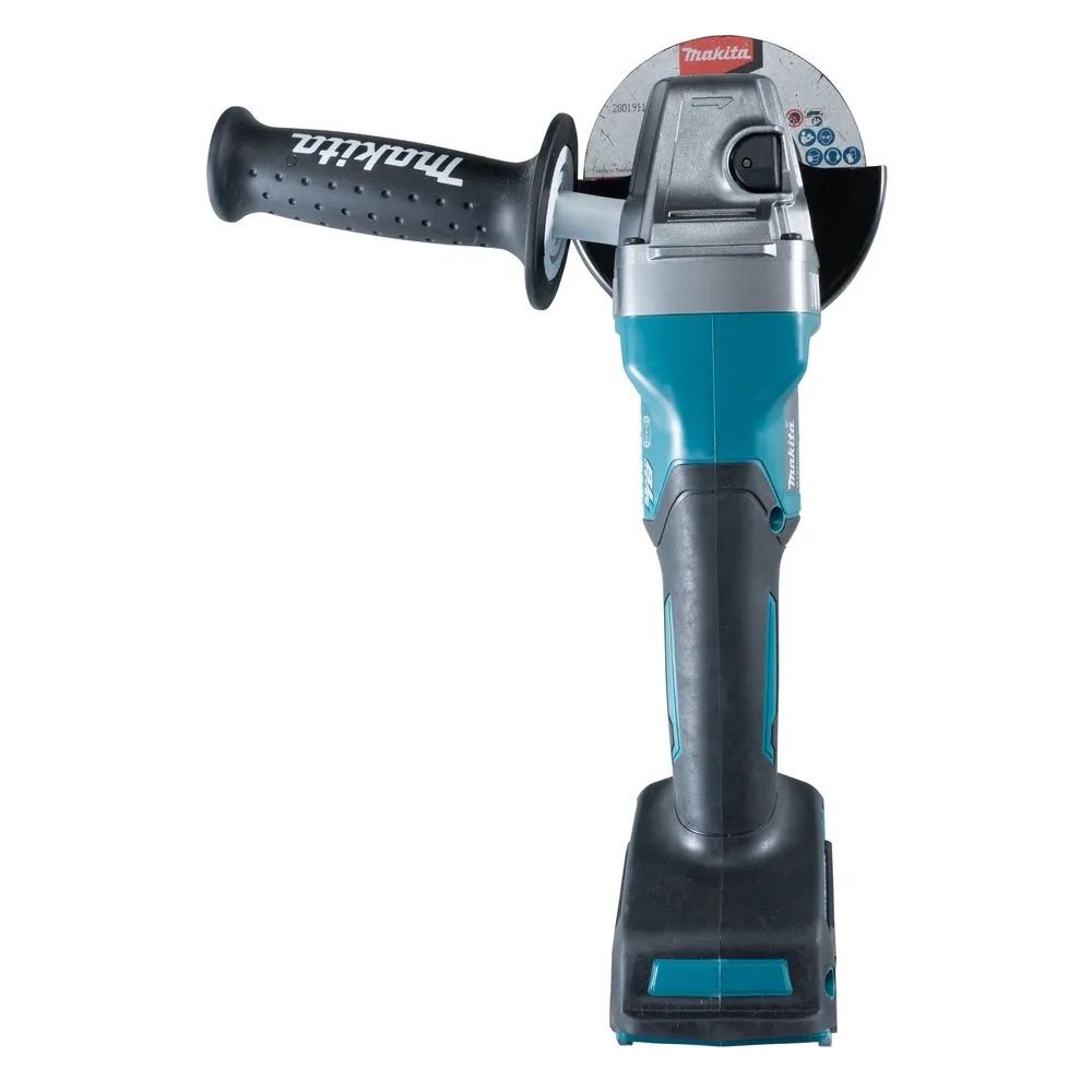 Аккумуляторная угловая шлифмашина Makita GA012GM201, 40 В, 115 мм, 8500 об/мин, с 2 АКБ 4 Ач и ЗУ, в кейсе MakPac