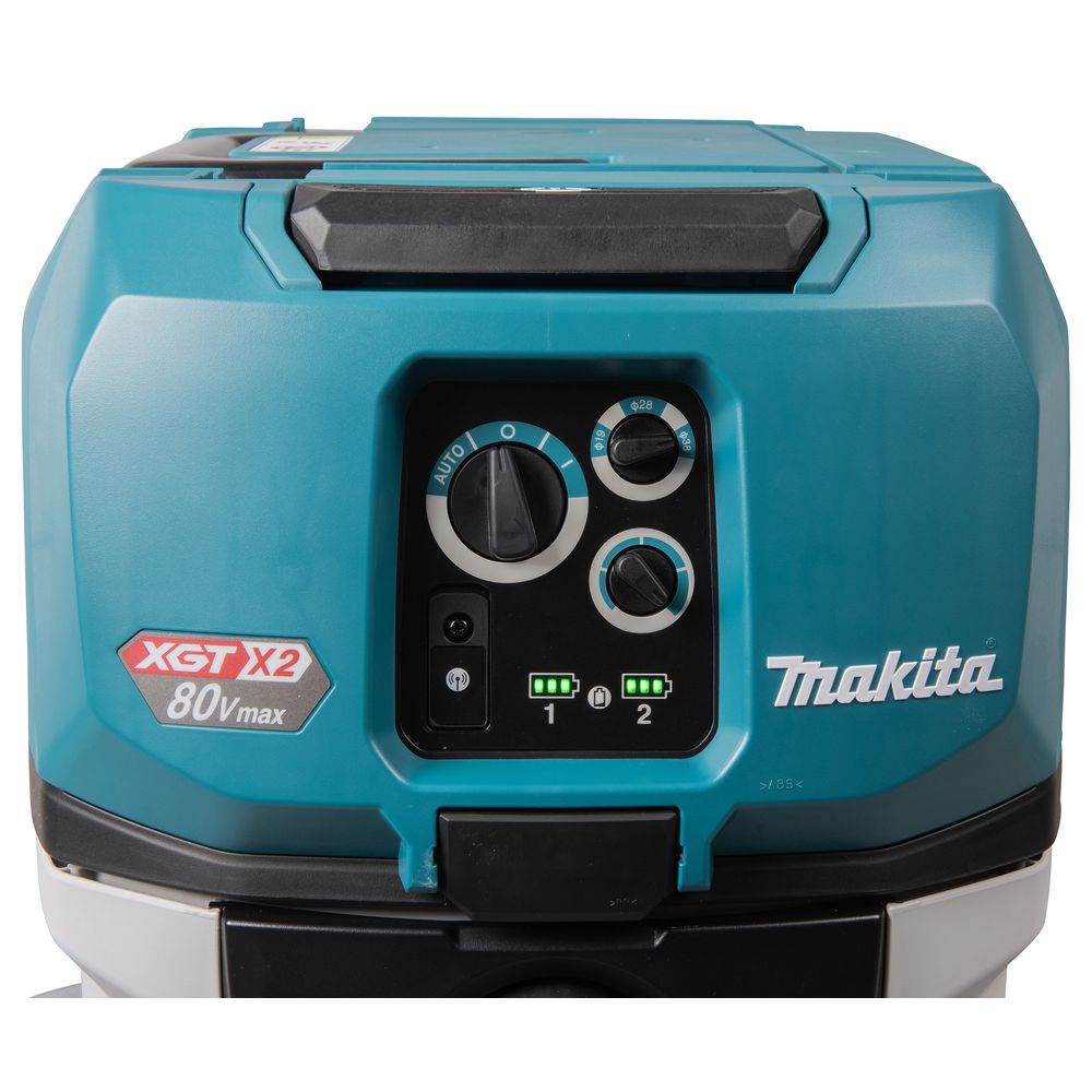 Аккумуляторный строительный пылесос Makita VC006GM, 40 В, 40 л, с 2 АКБ 5 Ач, без ЗУ (DUST-KITM6)