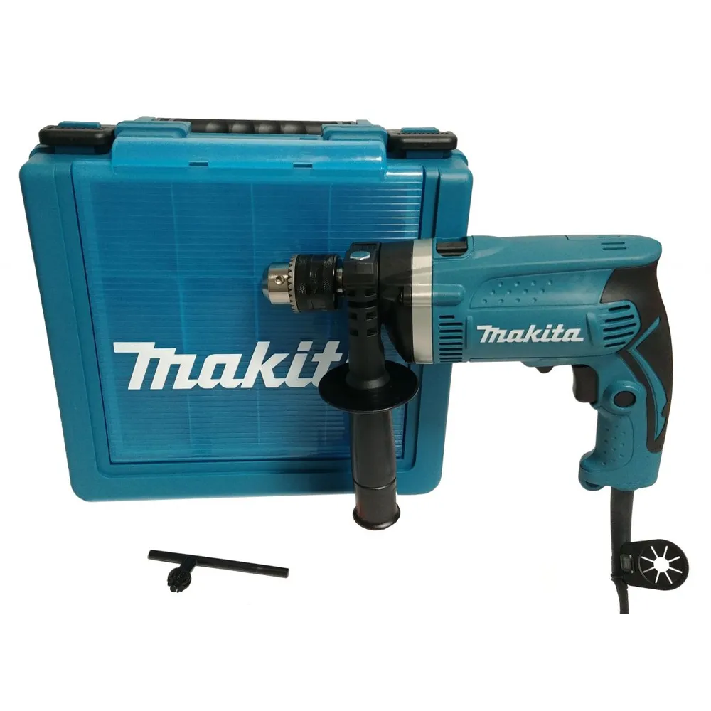 Ударная сетевая дрель Makita HP1630K, в кейсе