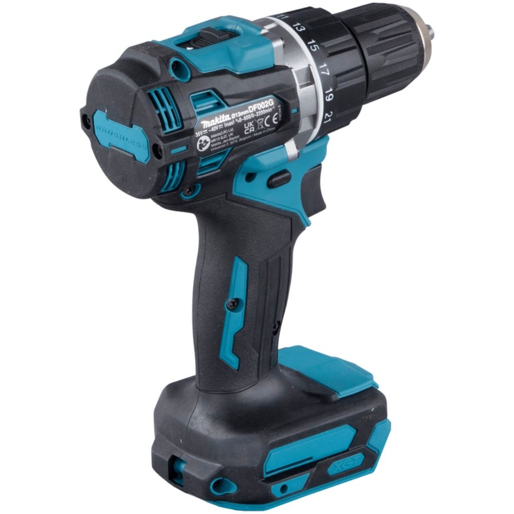 Аккумуляторная дрель-шуруповерт Makita DF002GZ, 40 В, 2200 об/мин, без АКБ и ЗУ