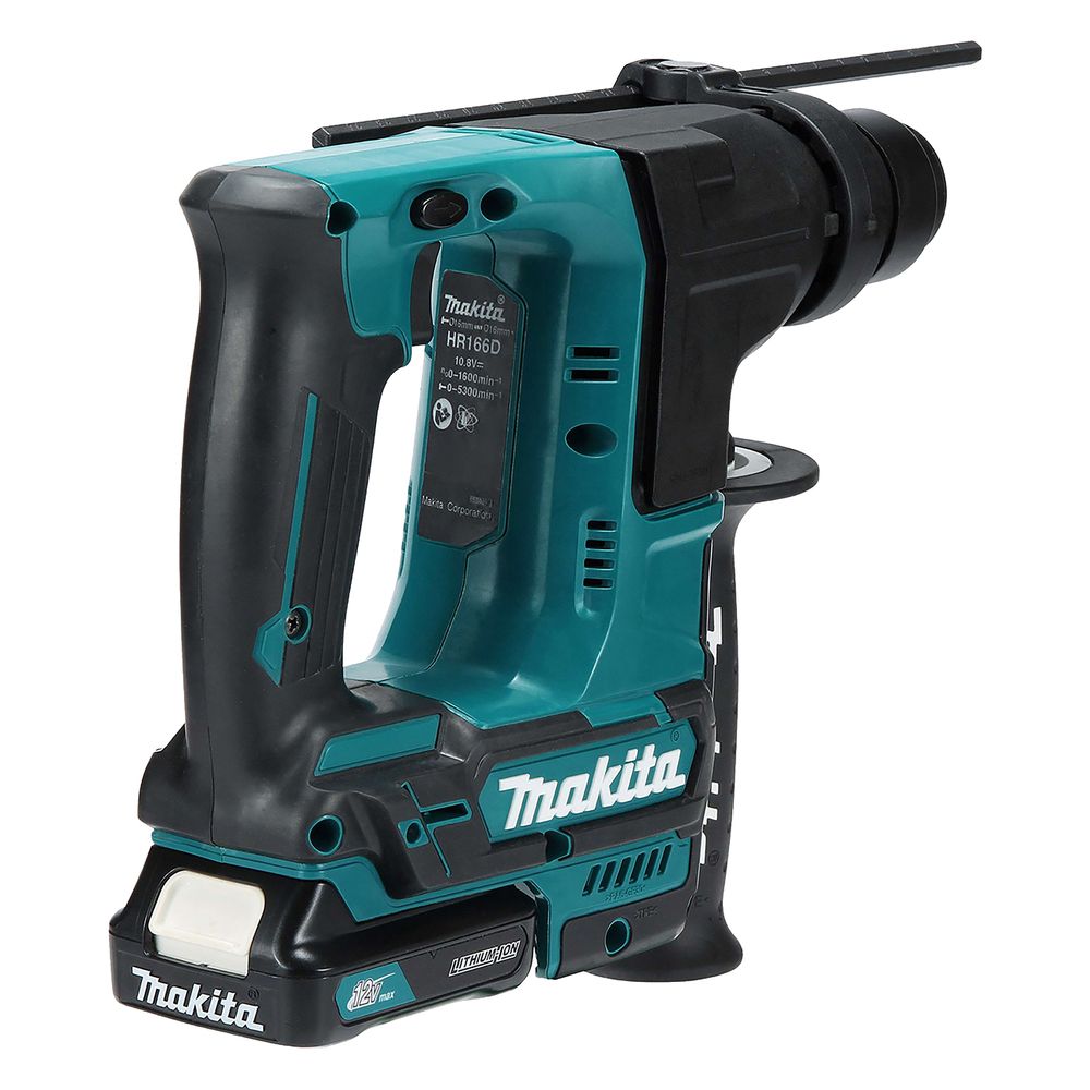 Аккумуляторный перфоратор Makita SDS-PLUS, 10.8В, 16 мм, 1,1 Дж, кейс, HR166DWAJ