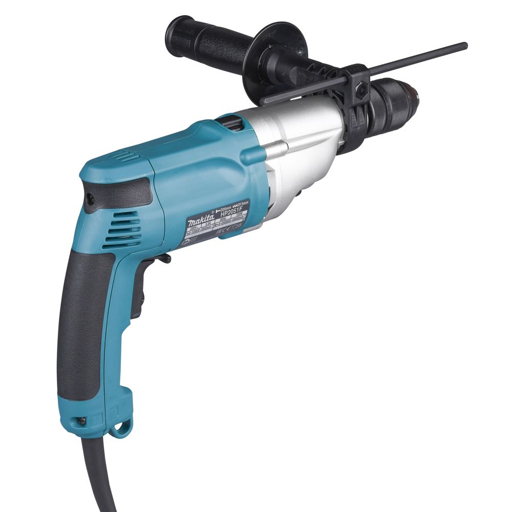 Ударная дрель Makita HP2051F, 720 Вт, 2900 об/мин, 58000 уд/мин, в кейсе