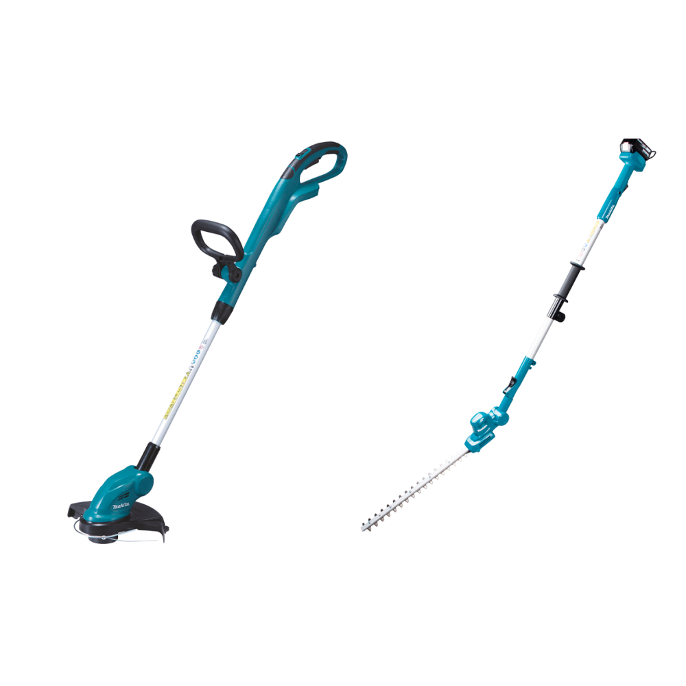 Набор: аккумуляторный штанговый кусторез Makita DUN461WSF с АКБ 3Ah и ЗУ + аккумуляторный триммер Makita DUR181Z