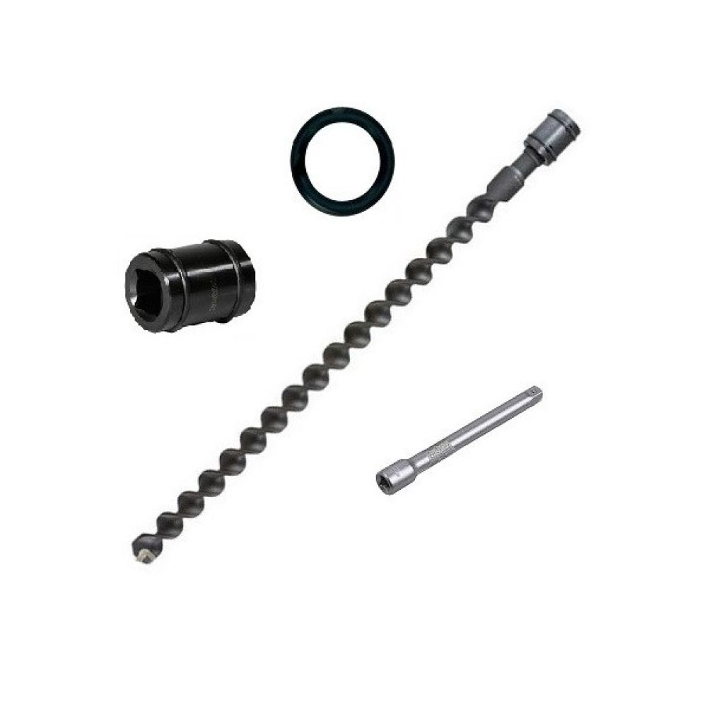 Шнековый бур 3/4" Makita, 30x530x600 (в комплекте муфта, штифт, кольцо), B-54324