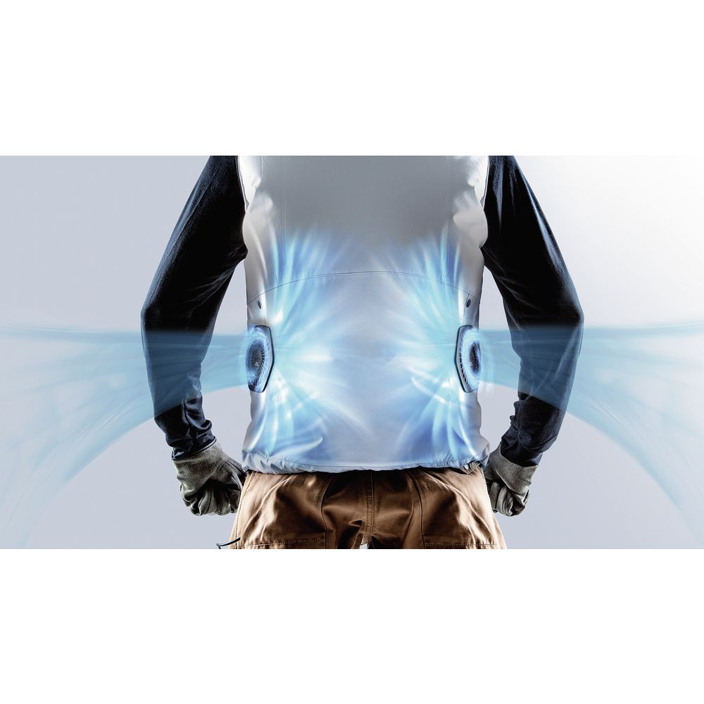 Аккумуляторный жилет Makita с охлаждением LXT, 14.4В/18В, 2XL, без АКБ и З/У, DFV210Z2XL