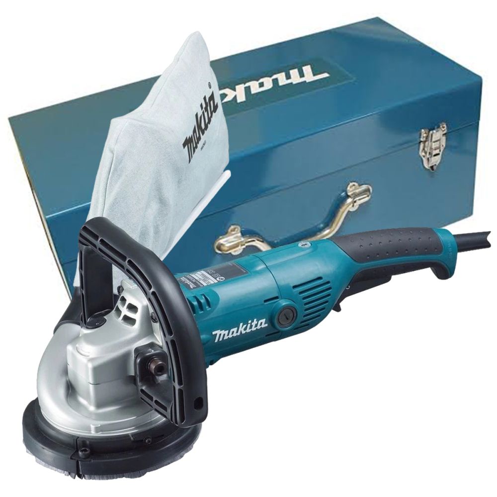 Шлифовальная машина по бетону Makita PC5000C, 1400 Вт, 125 мм, 10000 об/мин, в кейсе