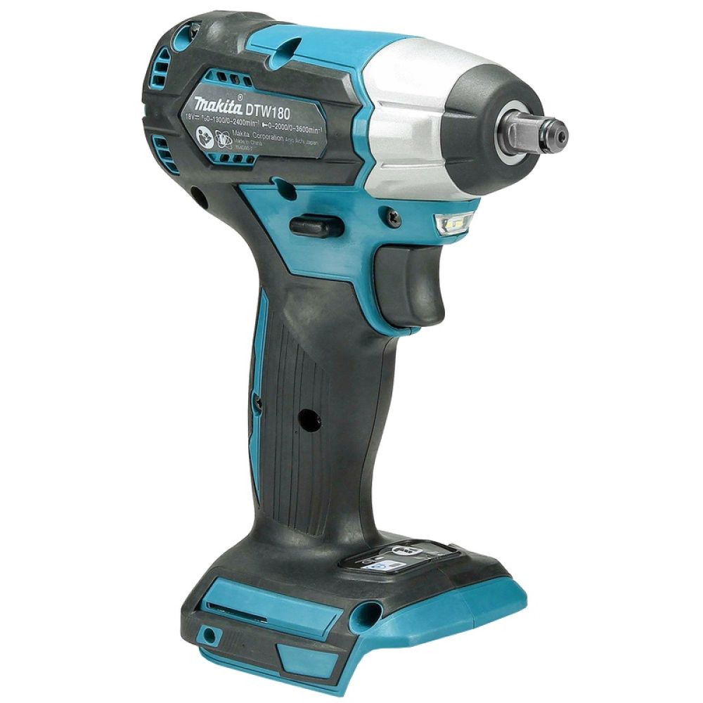 Аккумуляторный ударный гайковерт Makita DTW180, 18 В, 180 Нм, 3600 уд/мин, с АКБ 3 Ач и ЗУ (DTW180P1Z)