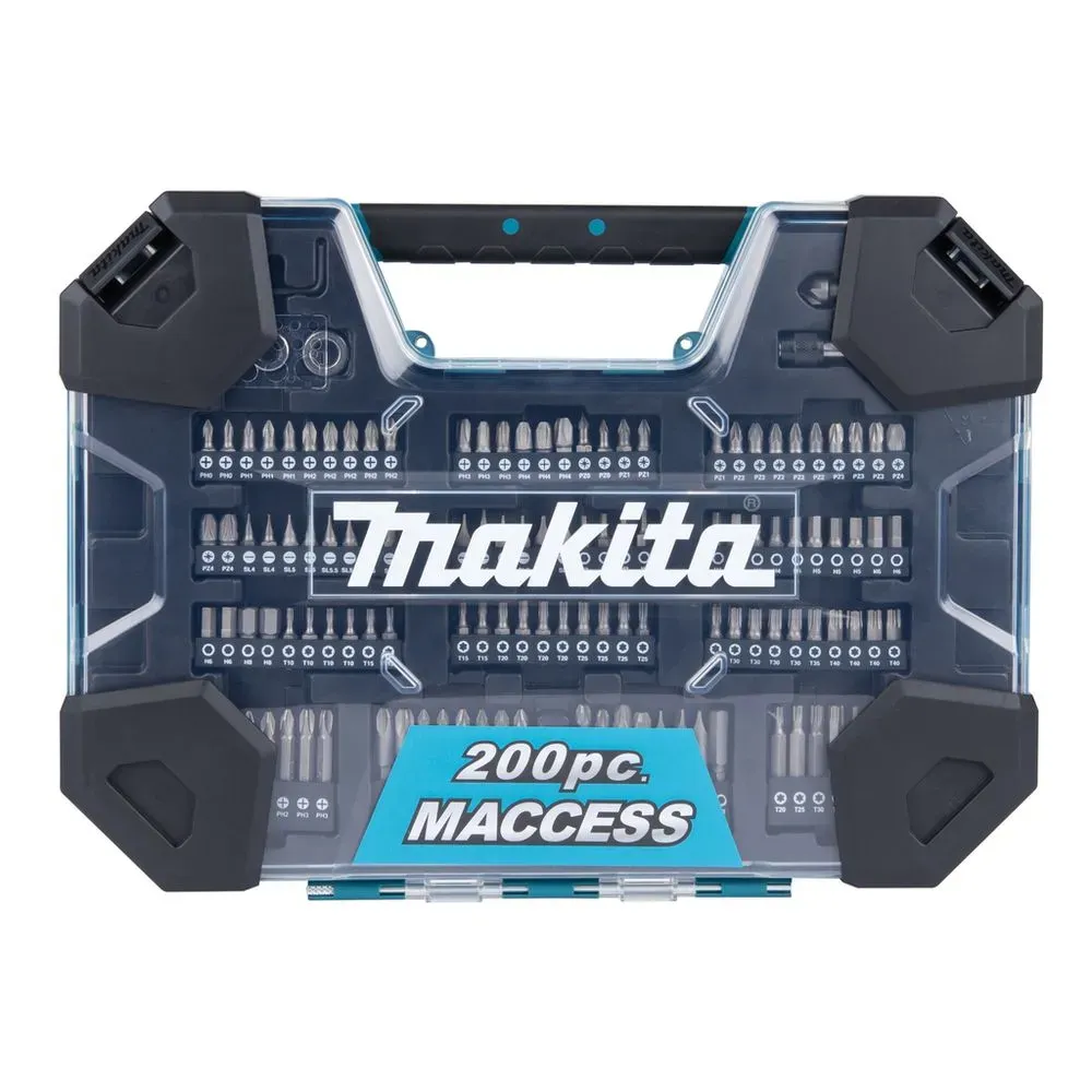 Набор ручного инструмента и оснастки Makita MACCESS 200шт., E-22610