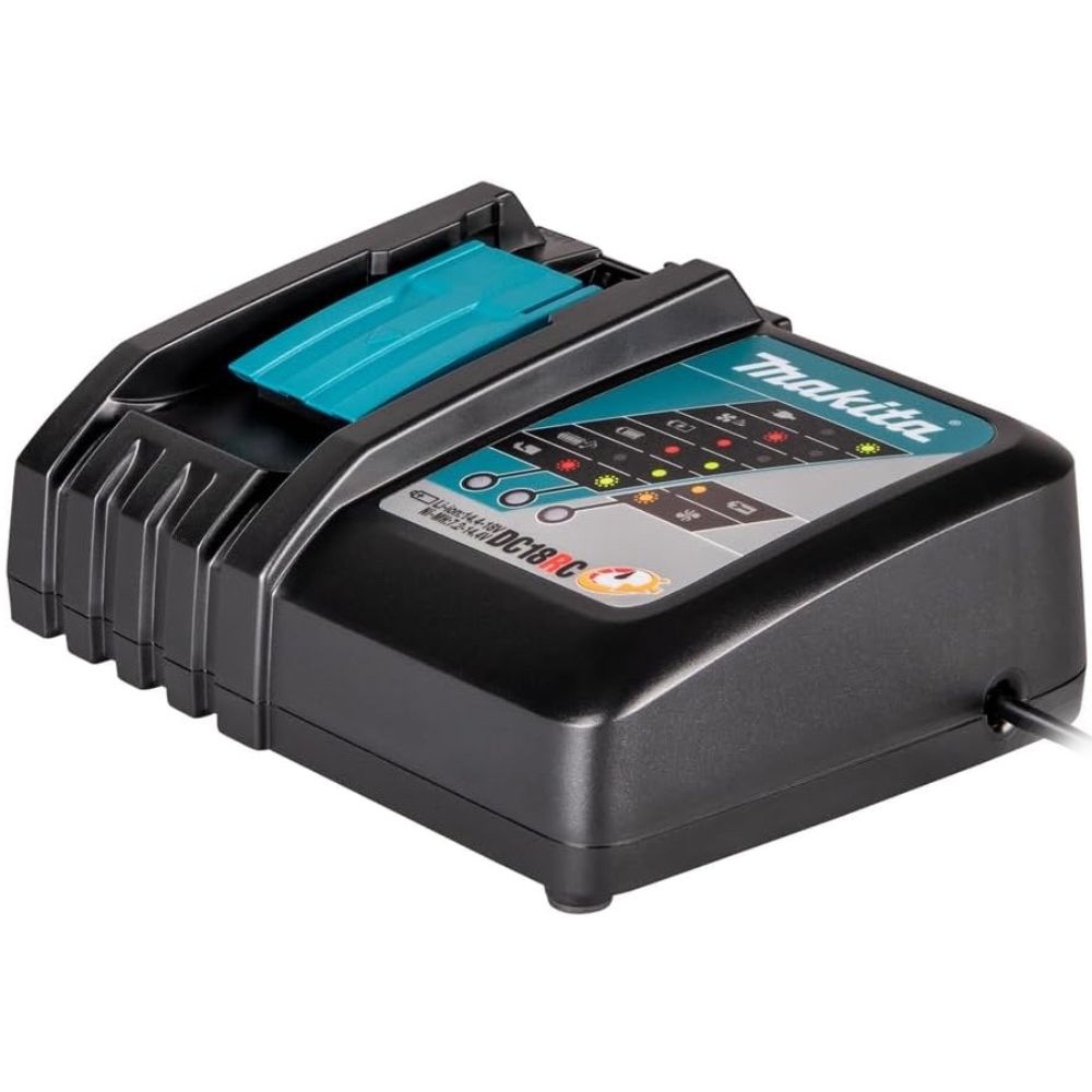 Быстрое зарядное устройство Makita DC18RC, 7.2/9.6/12/14.4/18 В, 9 А (630C82-2)