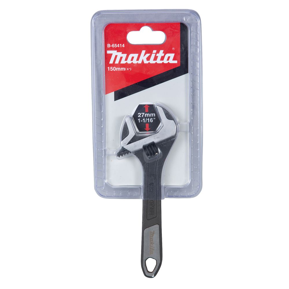 Разводной ключ Makita 6" (150 мм), B-65414