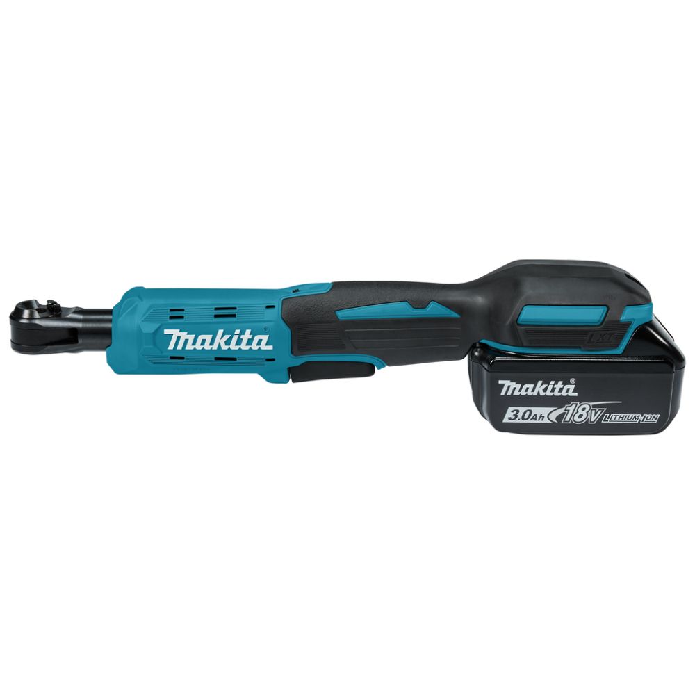 Аккумуляторная угловая трещотка Makita DWR180RF, 18 В, 47.5 Нм, 800 об/мин, с АКБ 3 Ач и ЗУ