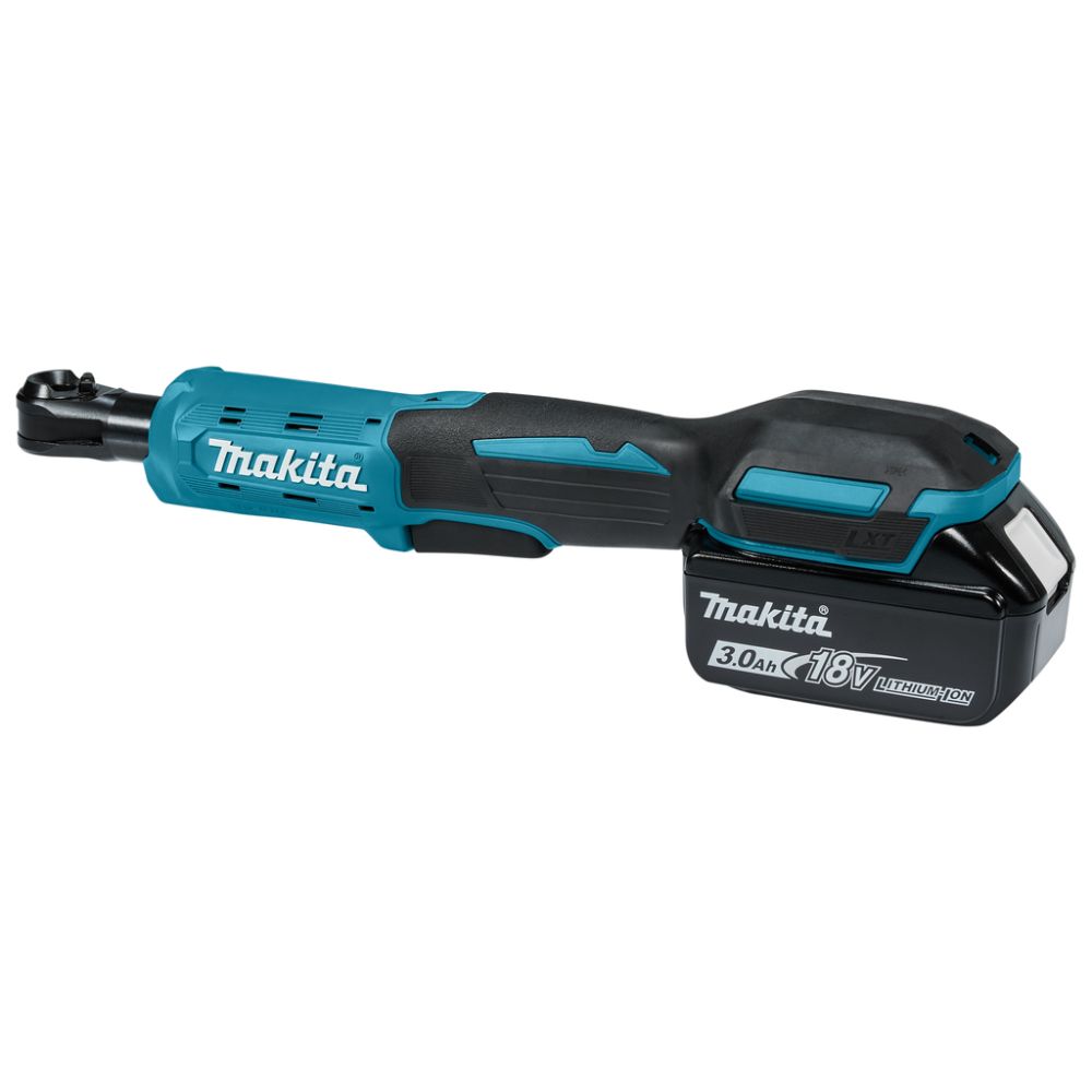 Аккумуляторная угловая трещотка Makita DWR180RF, 18 В, 47.5 Нм, 800 об/мин, с АКБ 3 Ач и ЗУ