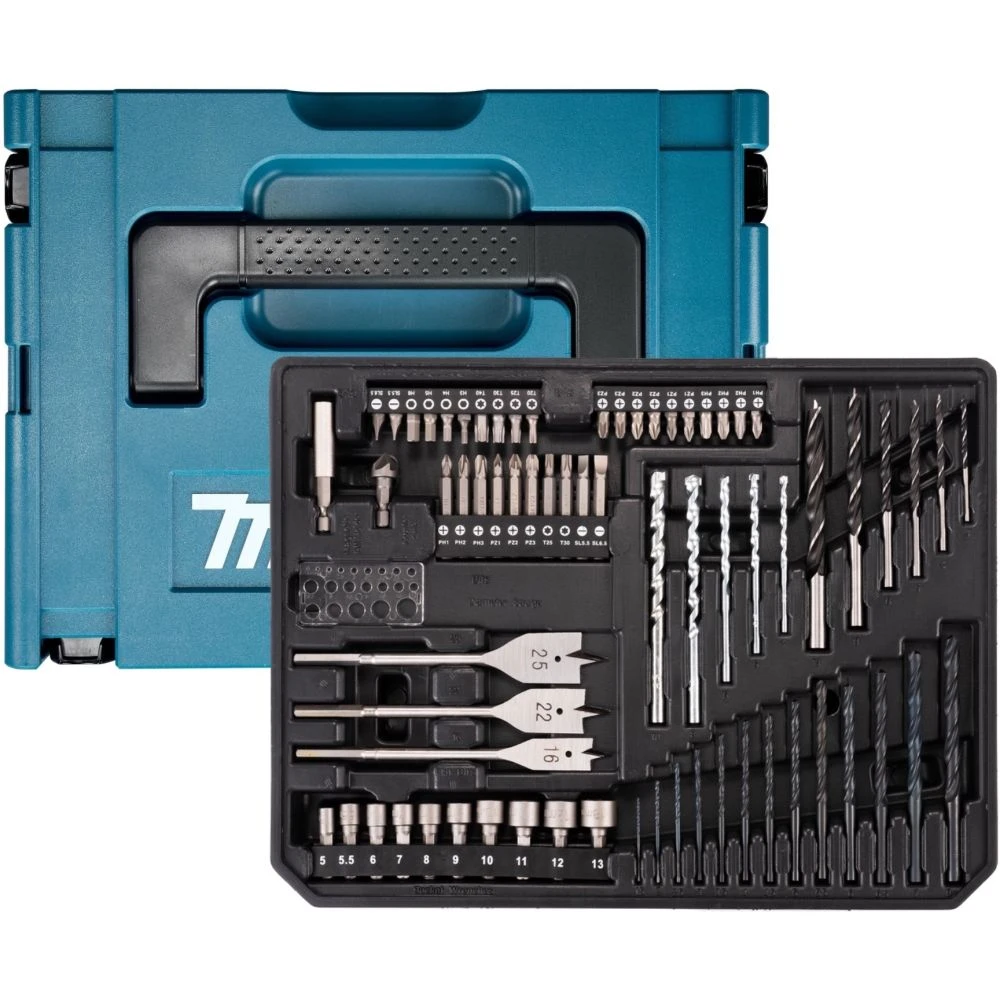 Набор оснастки Makita E-24913, 70 шт., в кейсе Makpac