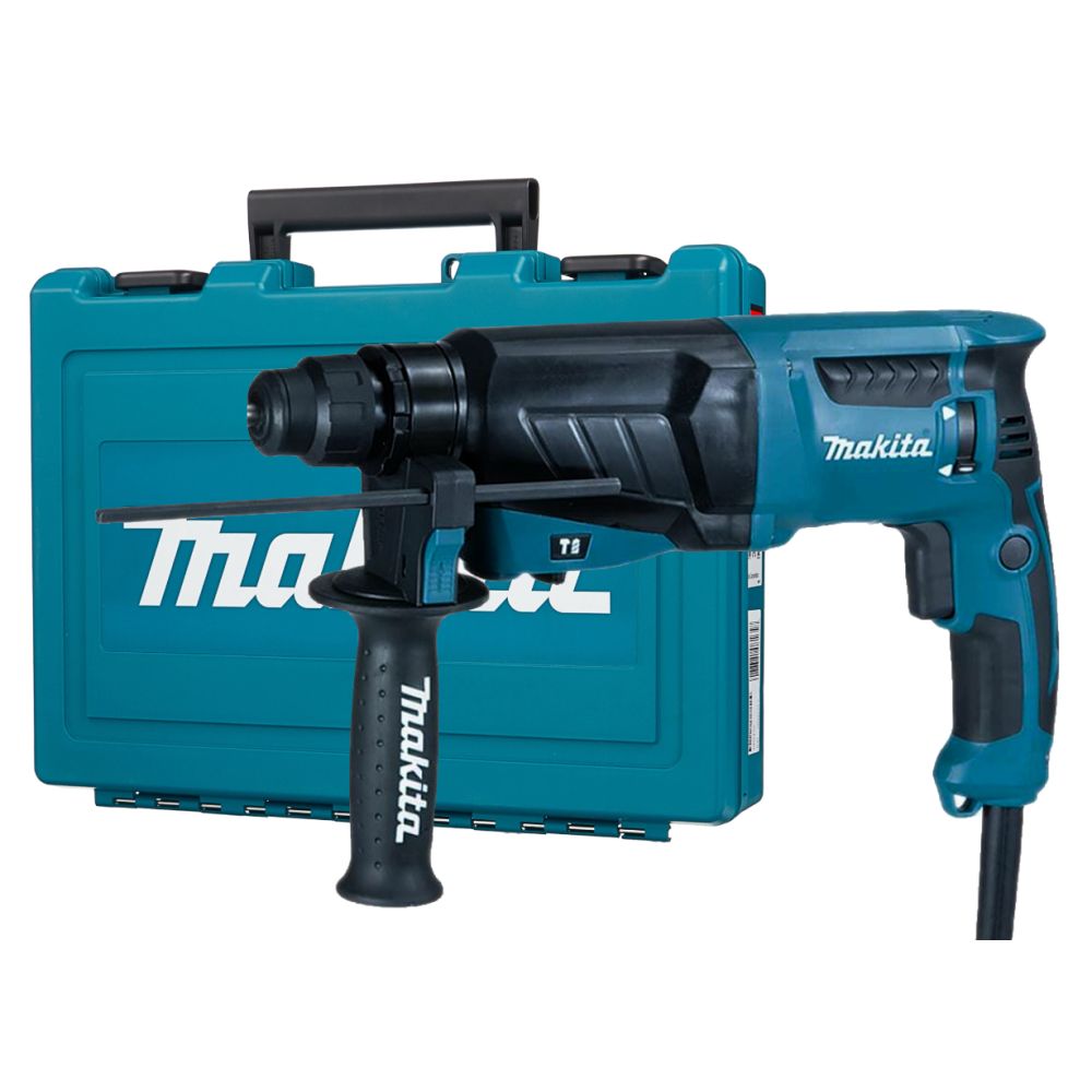 Перфоратор Makita, 800 Вт, 2.4 Дж, 4600 уд/мин, 1200 об/мин, в кейсе, HR2630X7