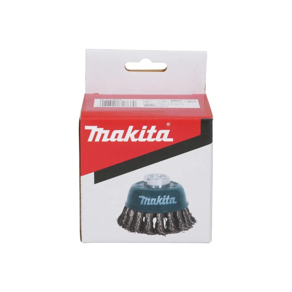 Щетка проволочная чашечная Makita 75 мм, D-77497