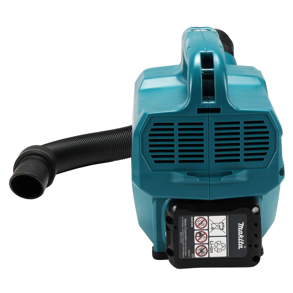 Набор: аккумуляторный пылесос Makita CL121DZ + аккумулятор Makita BL1021B (CXT 12В, 2 Ач) + зарядное устройство  Makita DC10WD (Li-Ion CXT, 10,8-12В)