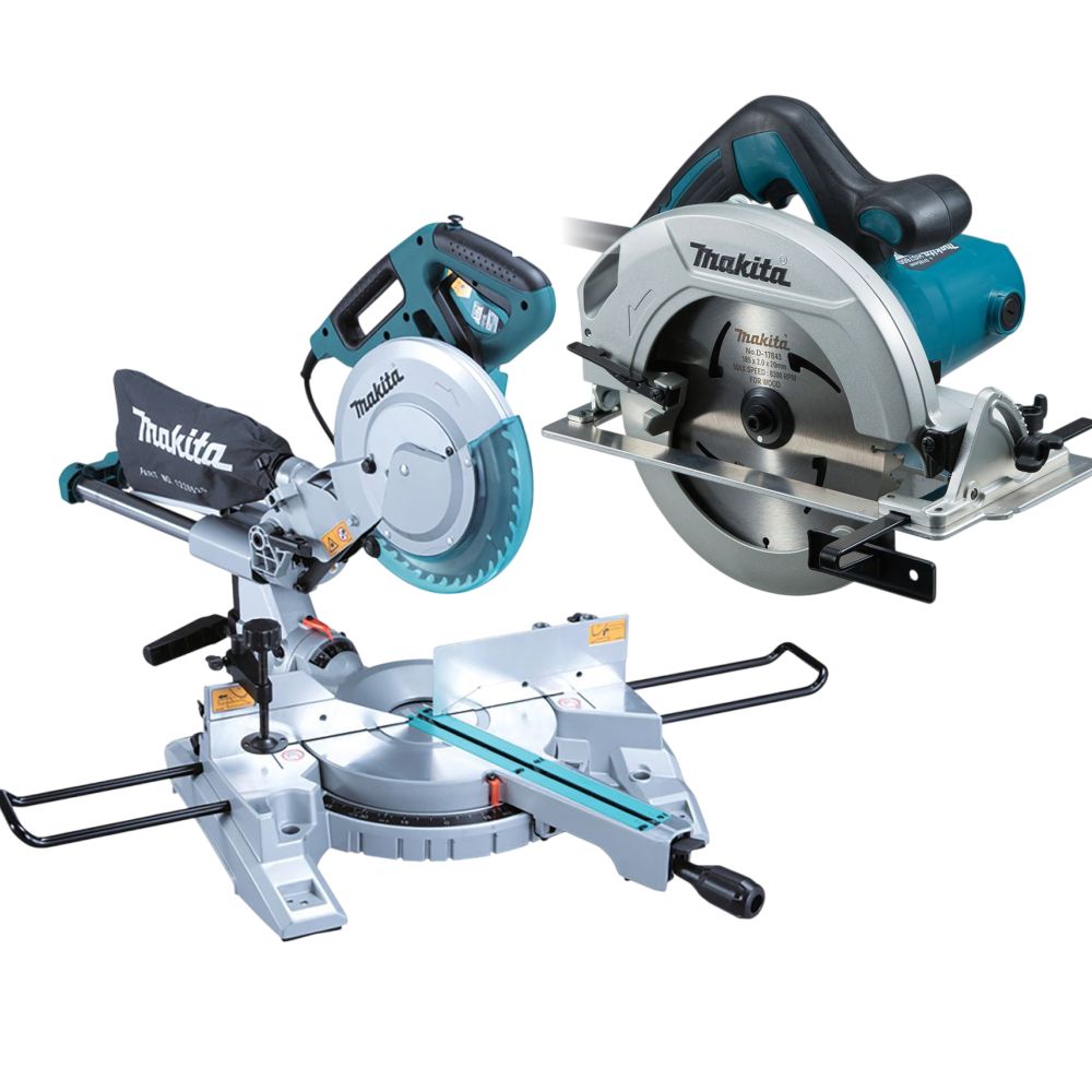 Набор электроинструмента Makita: торцовочная пила LS1018LN + циркулярная пила HS7600 (ACSET-68)