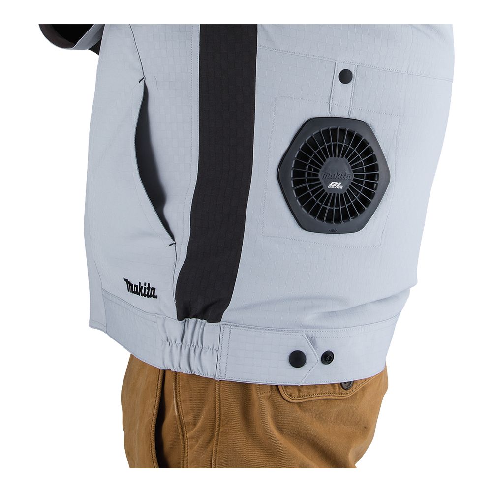 Аккумуляторная куртка Makita с охлаждением LXT Casual, 14.4В/18В, 2XL, без АКБ и З/У, DFJ212ZL