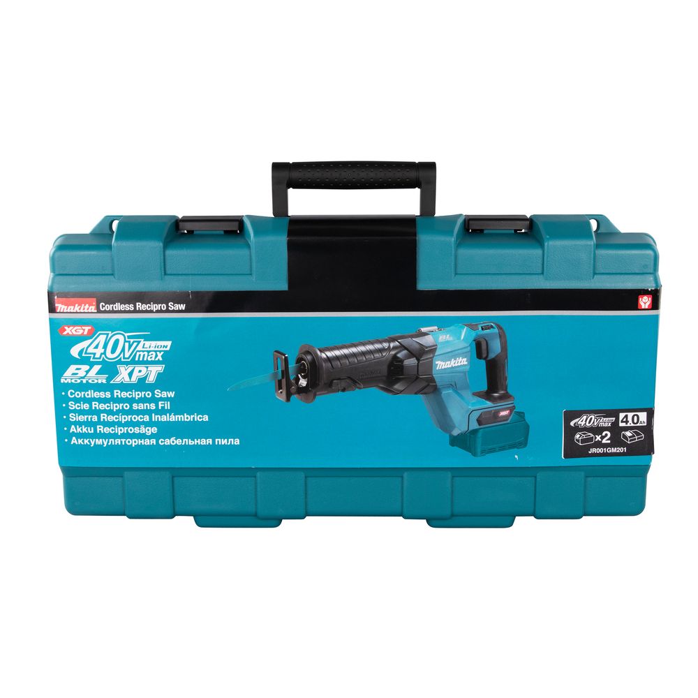 Аккумуляторная сабельная пила Makita XGT, JR001GM201