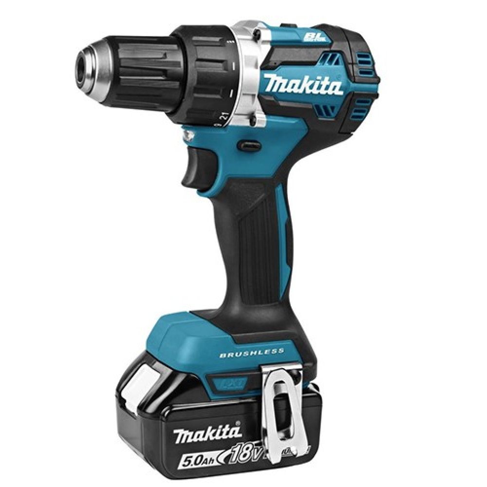 Аккумуляторная дрель-шуруповерт Makita DDF484RT, 18 В, 2000 об/мин, с АКБ 5 Ач и ЗУ, в кейсе