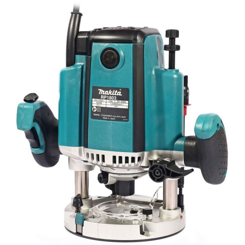 Вертикальный фрезер Makita RP1803X02, 1650 Вт, 22000 об/мин, 70 мм