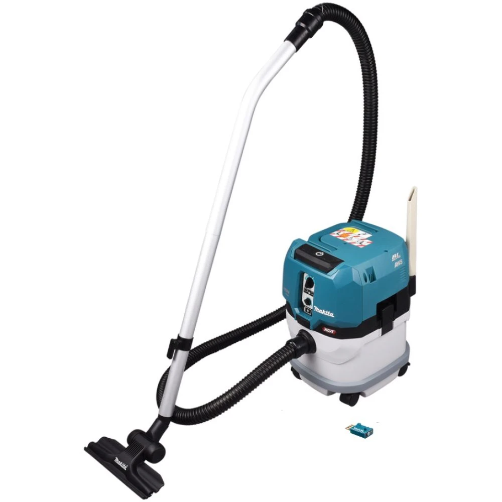 Аккумуляторный строительный пылесос Makita VC004GLZ01, c системой автоматического запуска, 40 В, 15 л, без АКБ и ЗУ (VC004GLZ01)
