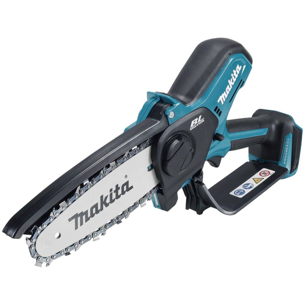 Аккумуляторный набор садовой техники Makita, 18 В: цепная пила DUC150 + триммер DUR190U, с АКБ 3 Ач и ЗУ