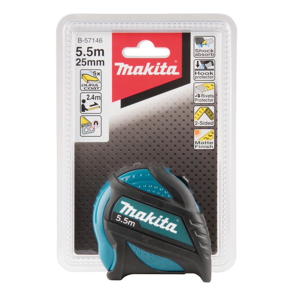 Рулетка Makita 5.5 м X 25 мм, B-57146