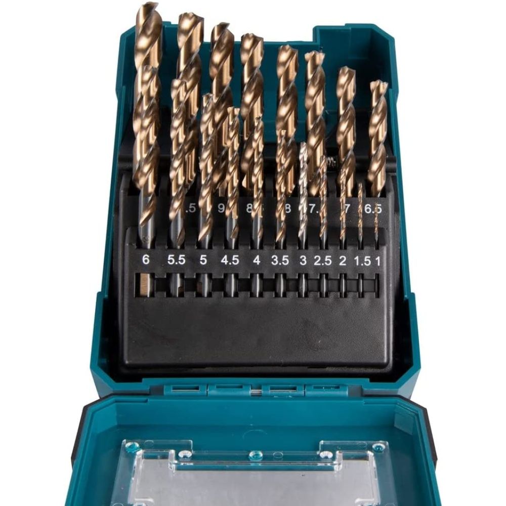 Набор сверл Makita M-force 19 шт. (1-10 мм, шаг 0.5 мм), D-67583