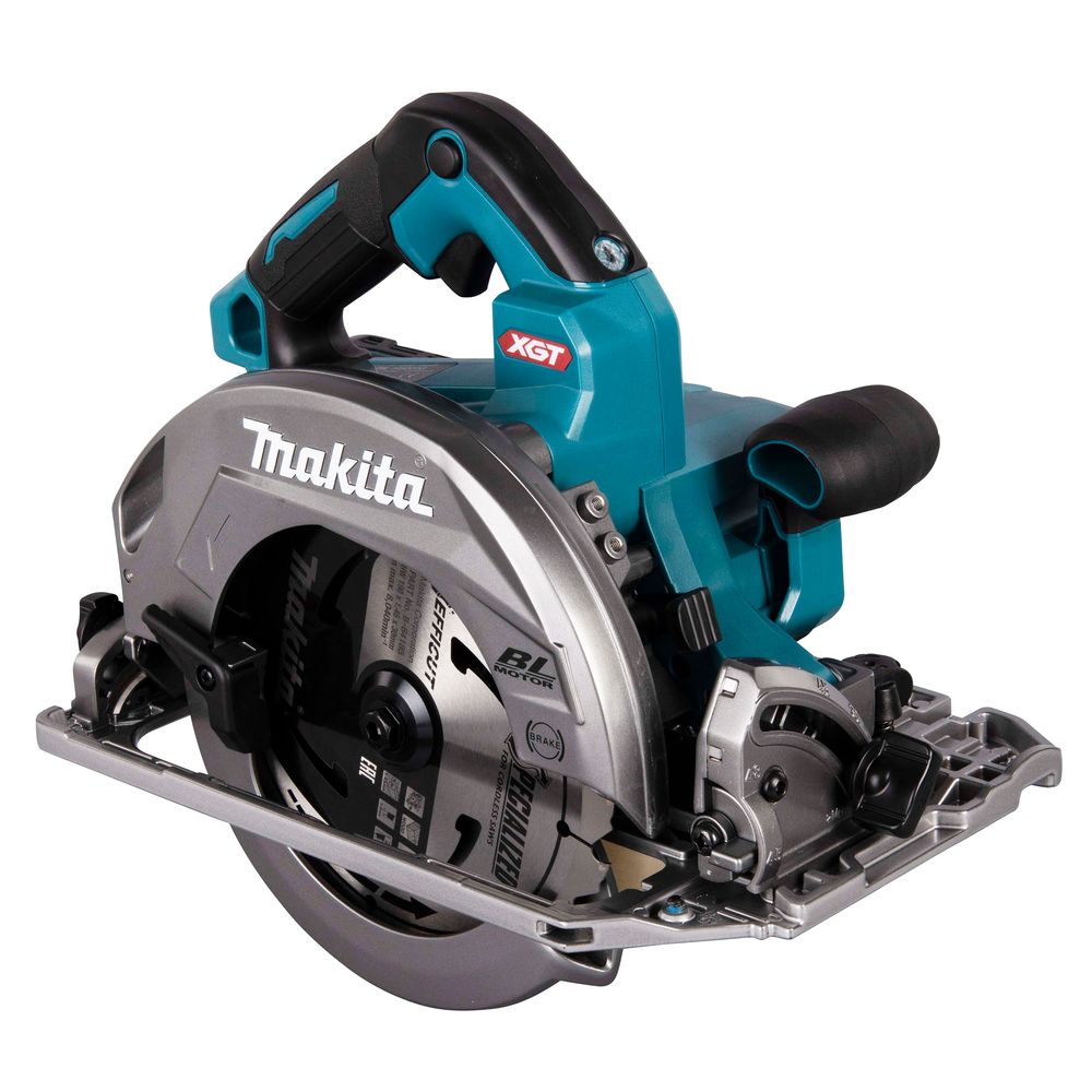 Набор Makita: 2 аккумуляторные дисковые пилы HS004GZ01, 190 мм, 6000 об/мин + аккумулятор BL4040, 40 В, 4 Ач + быстрое зарядное устройство DC40RA, PT978