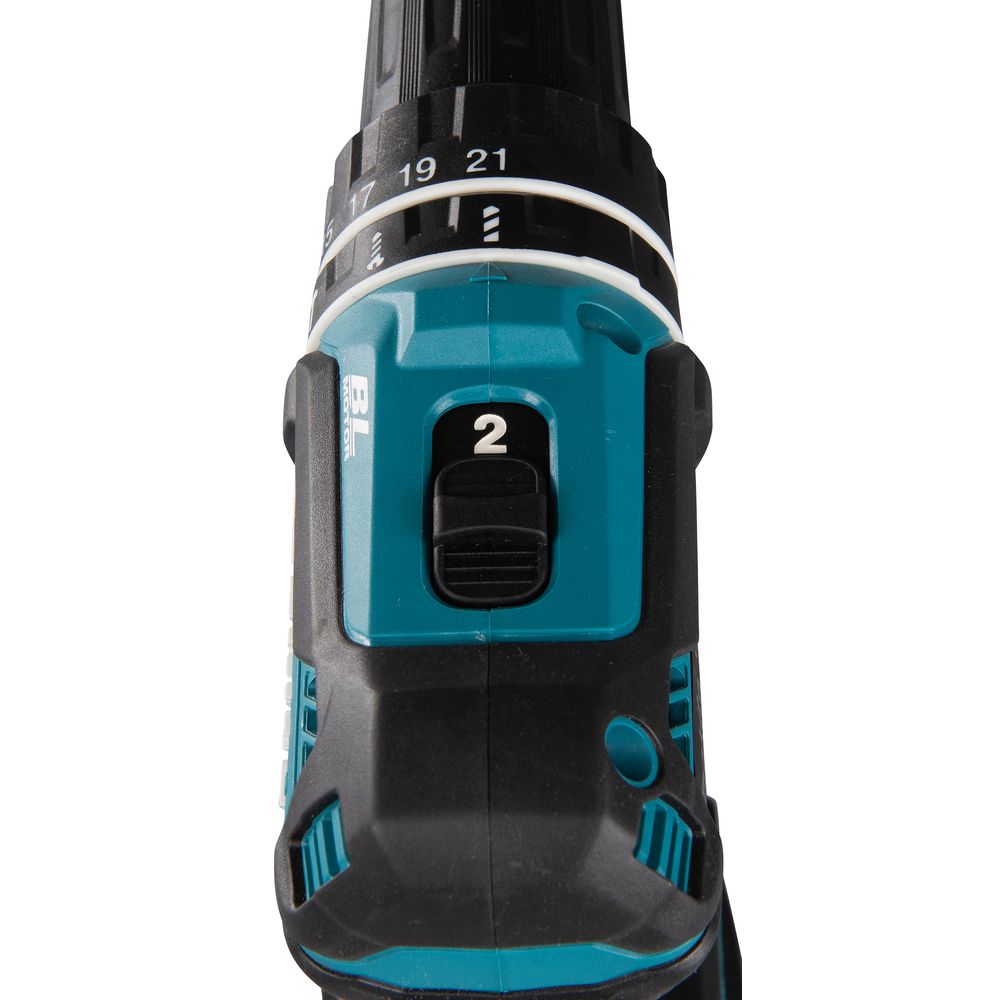 Аккумуляторная ударная дрель-шуруповерт Makita DHP485SYE, 18 В, 1900 об/мин, 28500 уд/мин, с 2 АКБ 1.5 Ач и ЗУ, в кейсе