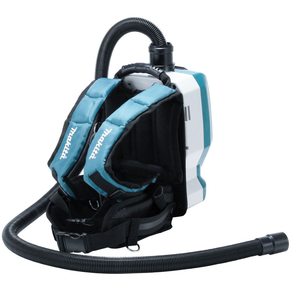 Аккумуляторный ранцевый пылесос Makita DVC265, 2x18 В, 2 л, с 2 АКБ 5 Ач, без ЗУ (DUST-KITM16)